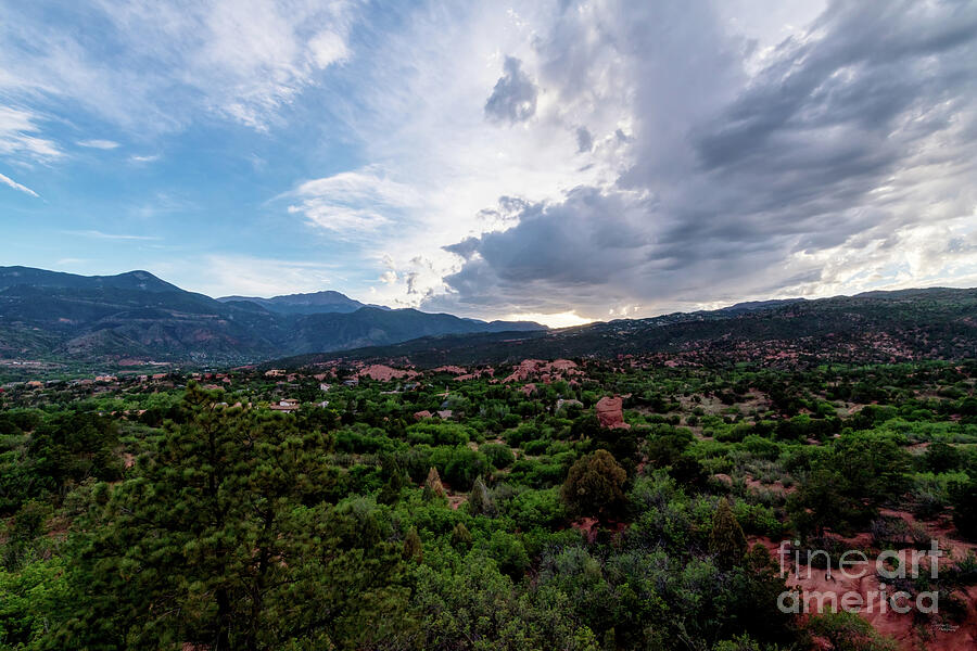 Colorado Springs Overlook Sunset Photograph by Jennifer White