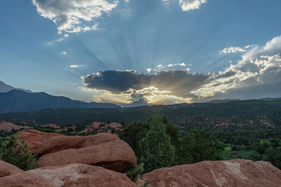 Colorado Springs Sunset Photograph