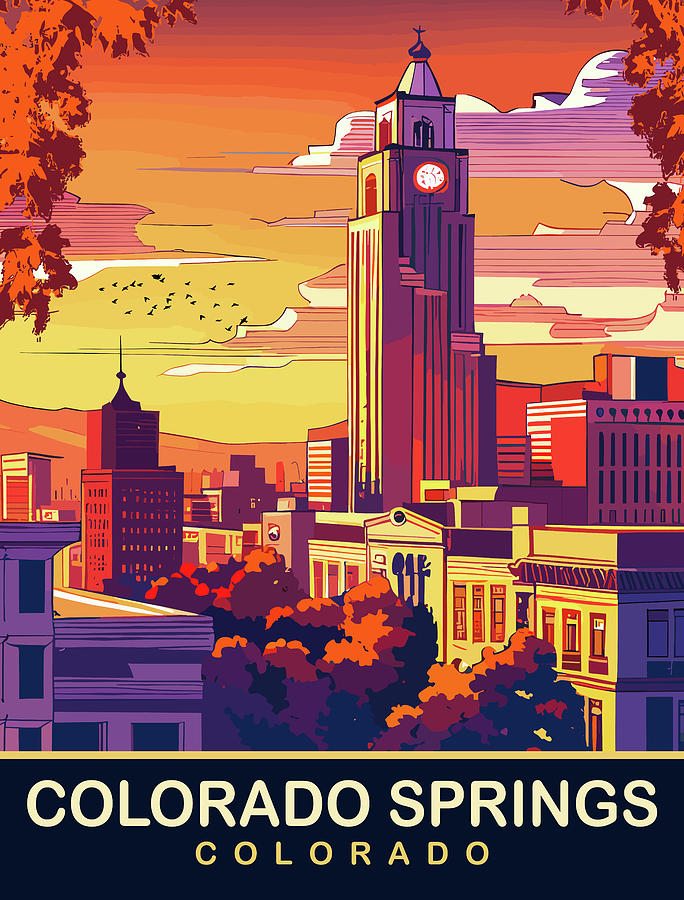 Colorado Springs Wallpaper Digital Art by Long Shot