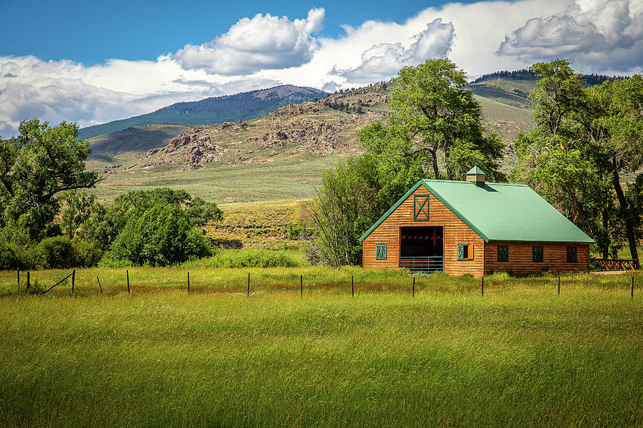 Colorado Summer Barn Photograph by Steven Bateson