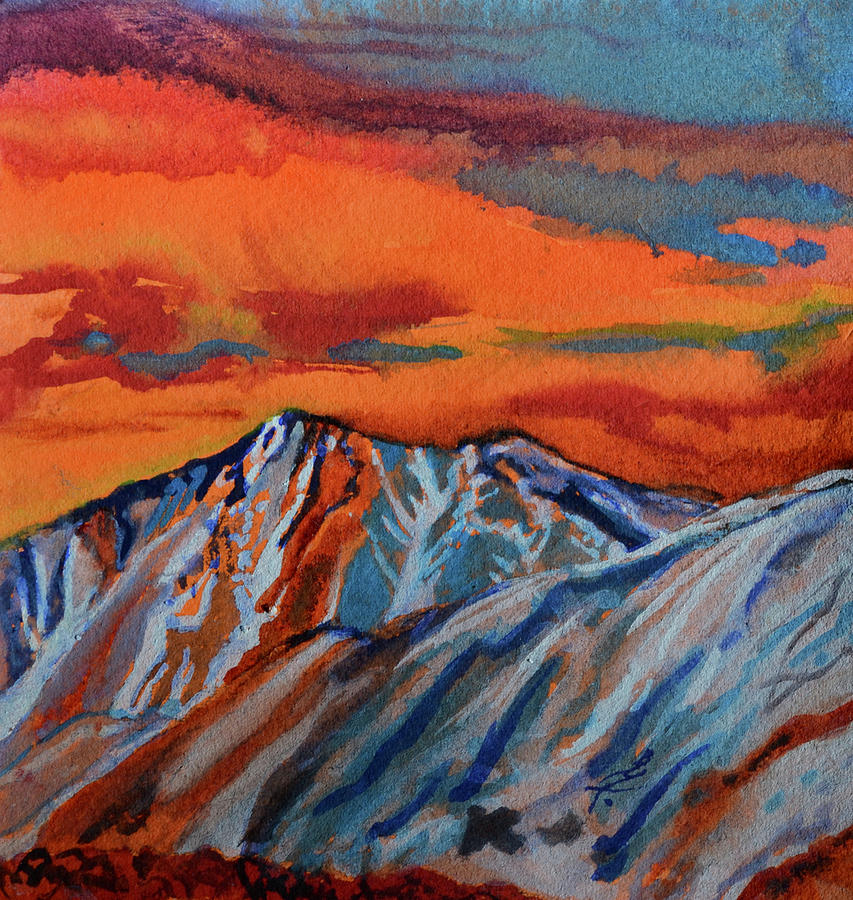 Colorado Sunset Painting by Beverley Harper Tinsley