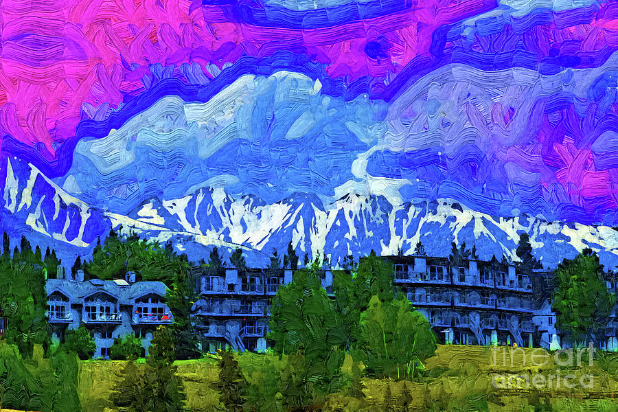 Colorado Vacation In Fauvism Digital Art by Kirt Tisdale
