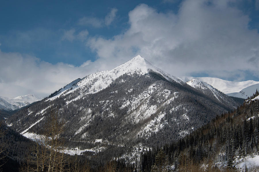 Winter Photograph - Colorado Winter Defined by Cascade Colors
