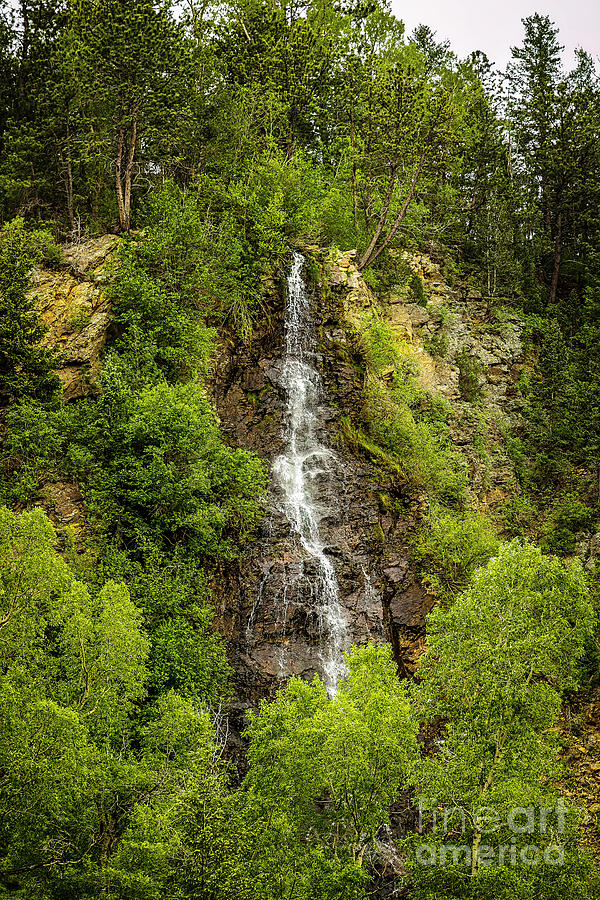Colorados Bridal Veil Falls Photograph by Jon Burch Photography
