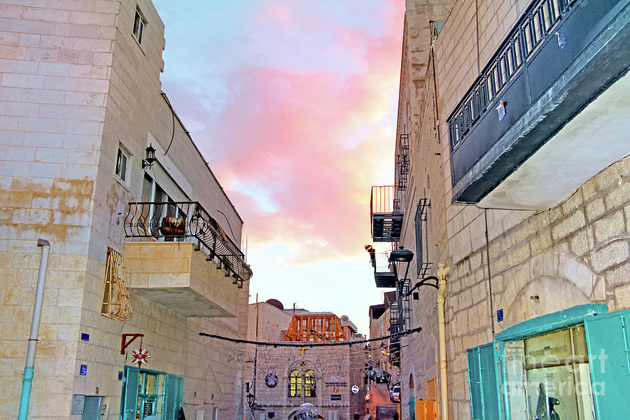 Colored Clouds At Star Street Photograph