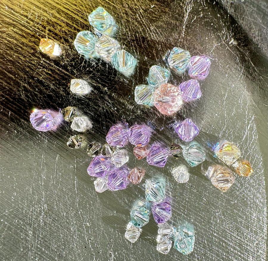 Colored crystal beads Photograph by Louise Lavallee - Fine Art America