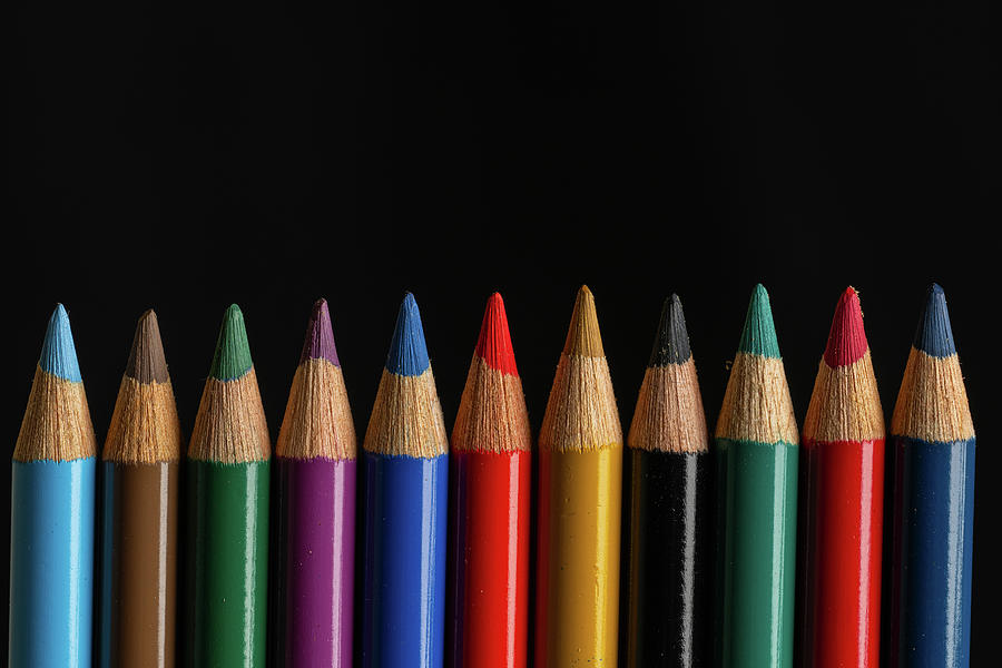 Colored Pencils Still Life Photograph by Paul Freidlund - Fine Art America