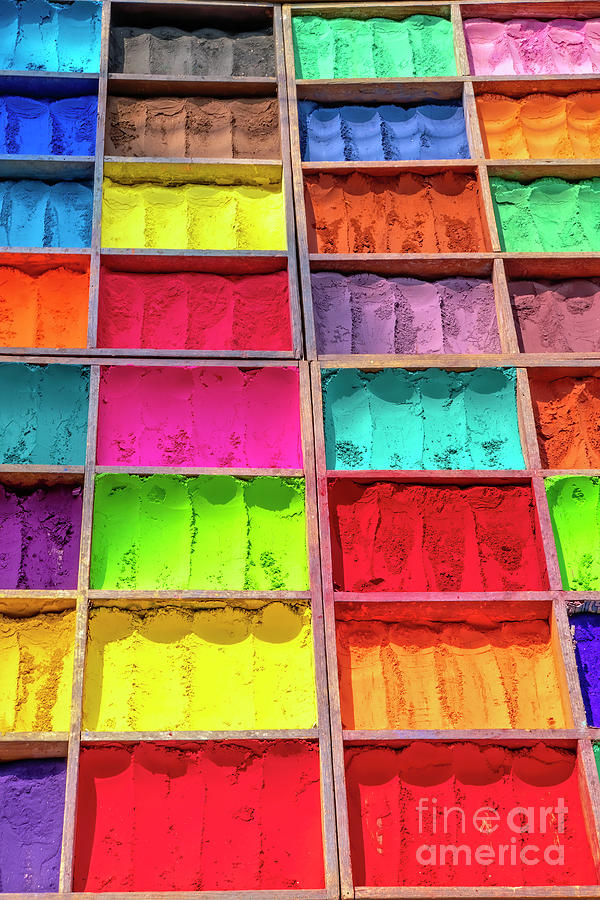 Colored Powders Photograph by Tom Watkins PVminer pixs