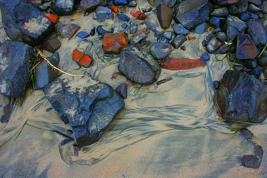 Colored Rocks Photograph by Beverly Read