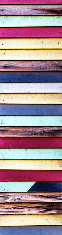 Colored Slats Photograph by Charles Hite Colored Slats Photograph by Charles Hite