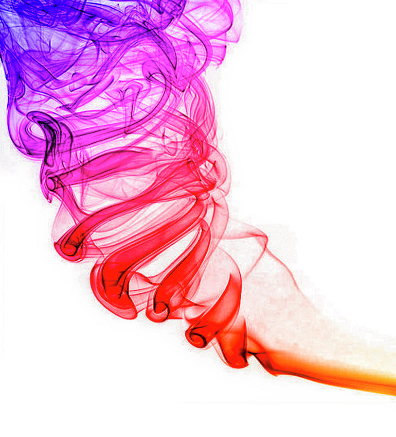Colored Smoke Photograph by Bill Barber