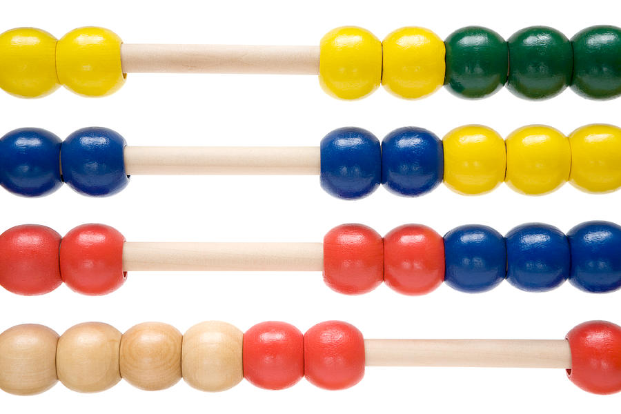 Colorful Abacus Beads Photograph by JoKMedia