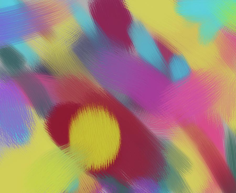 Colorful Abstract Digital Oils Photograph by Cordia Murphy