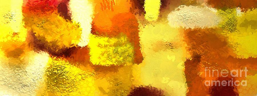 Gold Painting - Colorful abstract gold art colors by Stefano Senise Gold Painting - Colorful abstract gold art colors by Stefano Senise