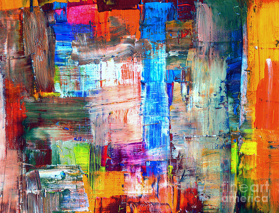 Colorful abstract painting - Acrylic art Painting by Daniel Smith ...