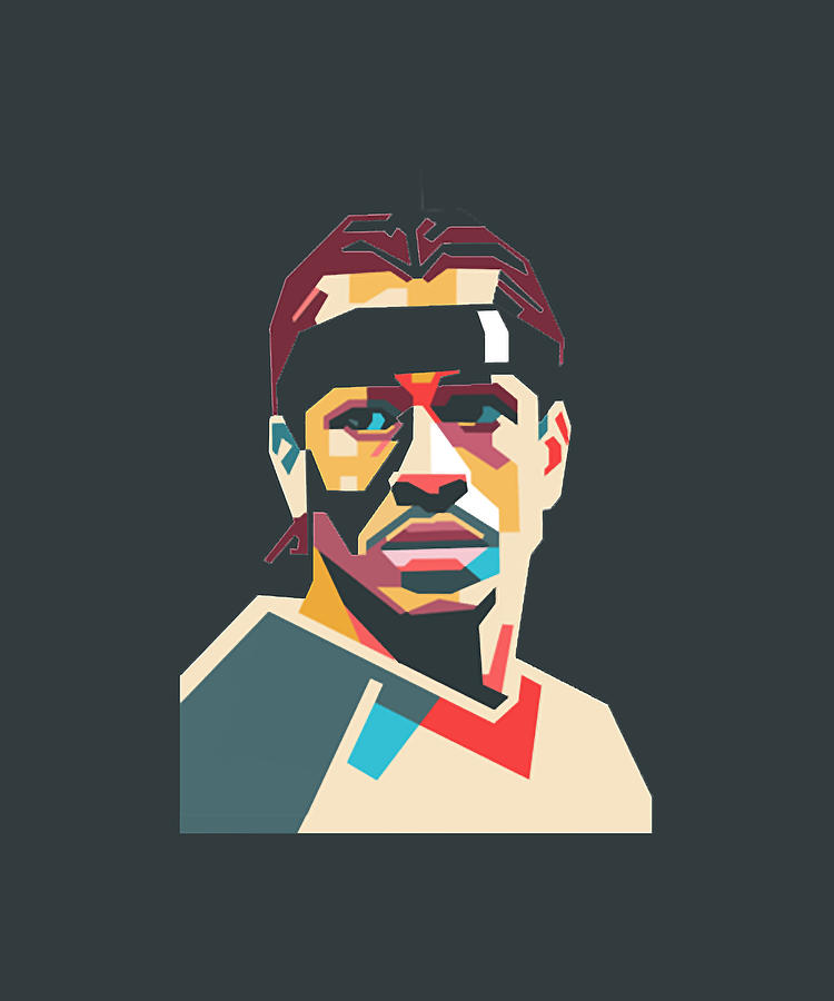 Colorful Allen Iverson All Star game Digital Art by Kha Dieu Vuong ...