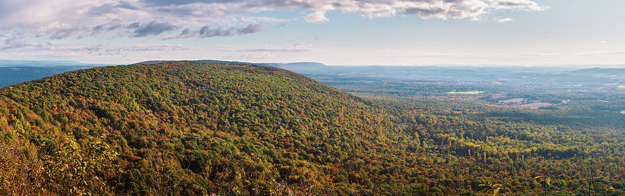 Colorful Autumn From Bake Oven Knob Panorama Photograph by Jason Fink