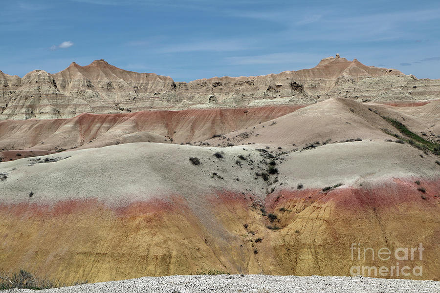 Colorful Badlands Mountain Range Photograph by Christiane Schulze Art And Photography