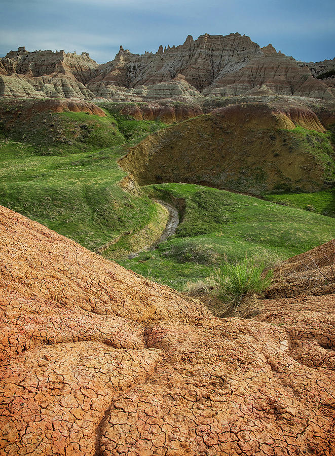 Colorful Badlands South Dakota Landscape Photograph by Dan Sproul
