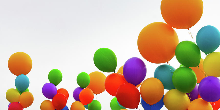 Colorful Balloons Photograph by Bonny Puckett