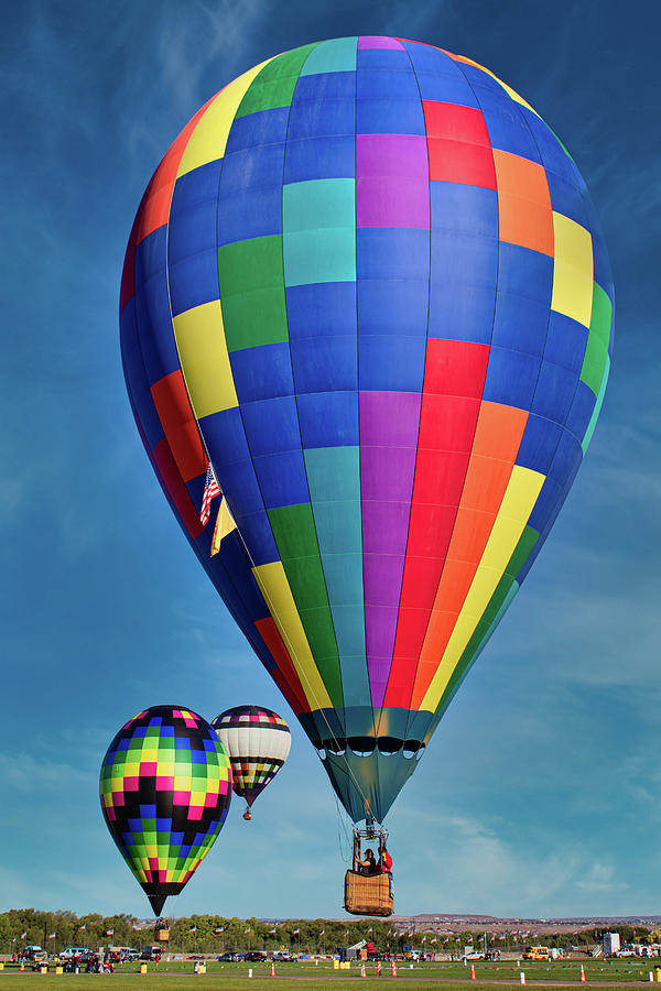 Albuquerque Photograph - Colorful Balloons by Mark Chandler