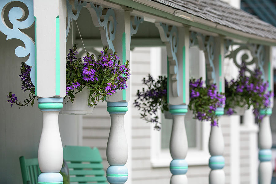 Colorful Balusters  Photograph by Denise Kopko