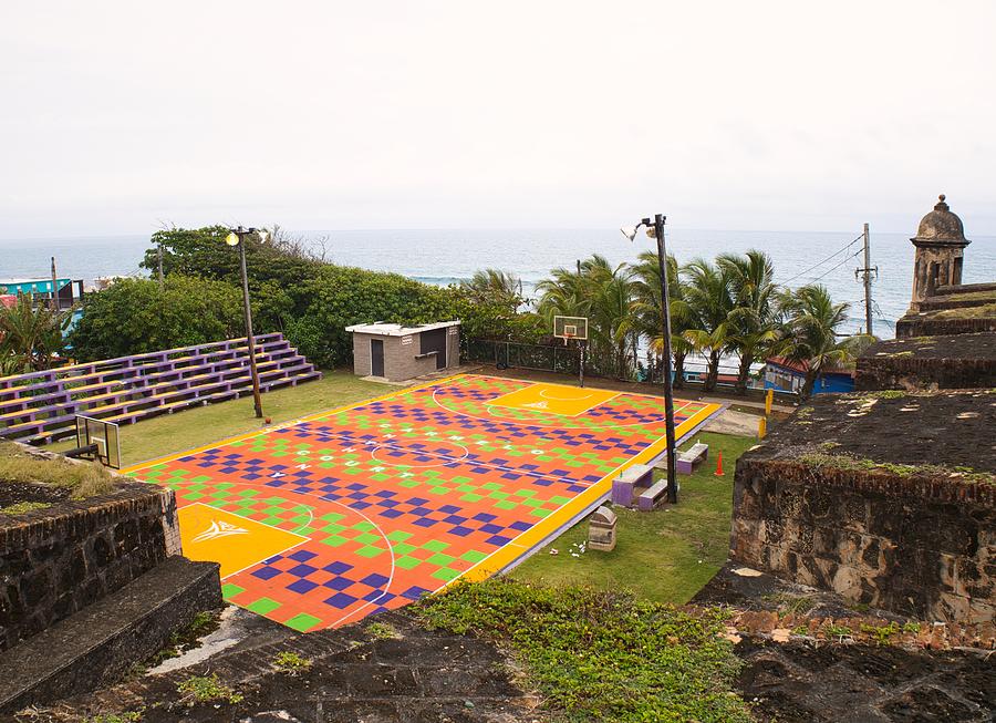 Colorful Basketball Court in Old San Juan, PR Photograph by Kerri ...