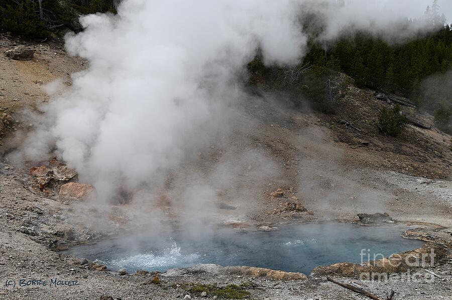 Colorful Beryl Spring in Yellowstone National Park Photograph by Bobbie ...