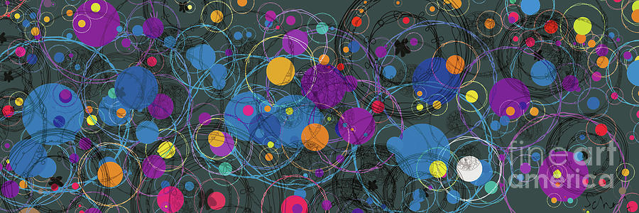 Colorful Big bang Digital Art by Gabrielle Schertz