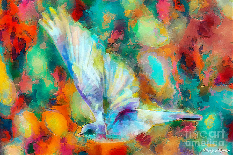 Colorful Bird V1 Digital Art by Martys Royal Art