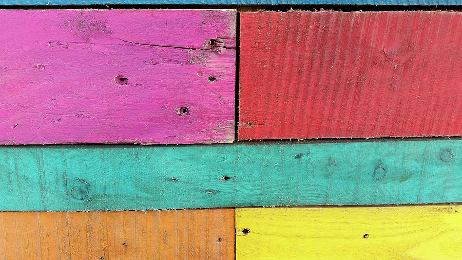 Colorful Boards in the Caribbean Photograph by David Morehead
