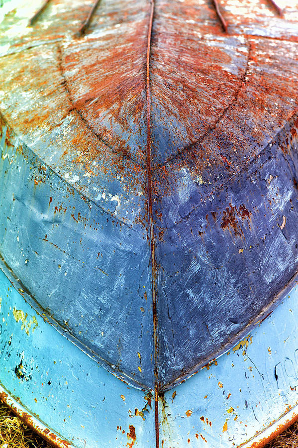 Colorful Boat Hull Photograph by Edward Shotwell Colorful Boat Hull Photograph by Edward Shotwell