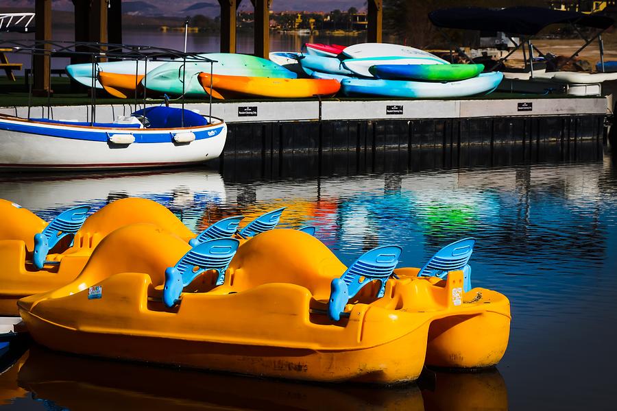 Colorful Boats 2 Photograph by Rodney Lee Williams