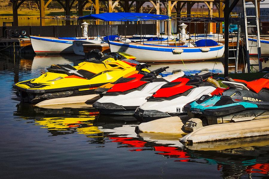 Colorful Boats 3 Photograph by Rodney Lee Williams