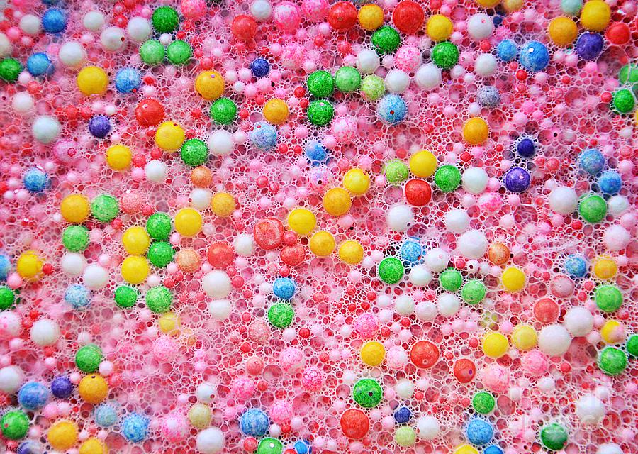 Colorful Bubbles Bubbling  Photograph by Ramona Matei