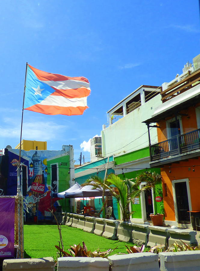 Colorful Buildings In Old San Juan Photograph