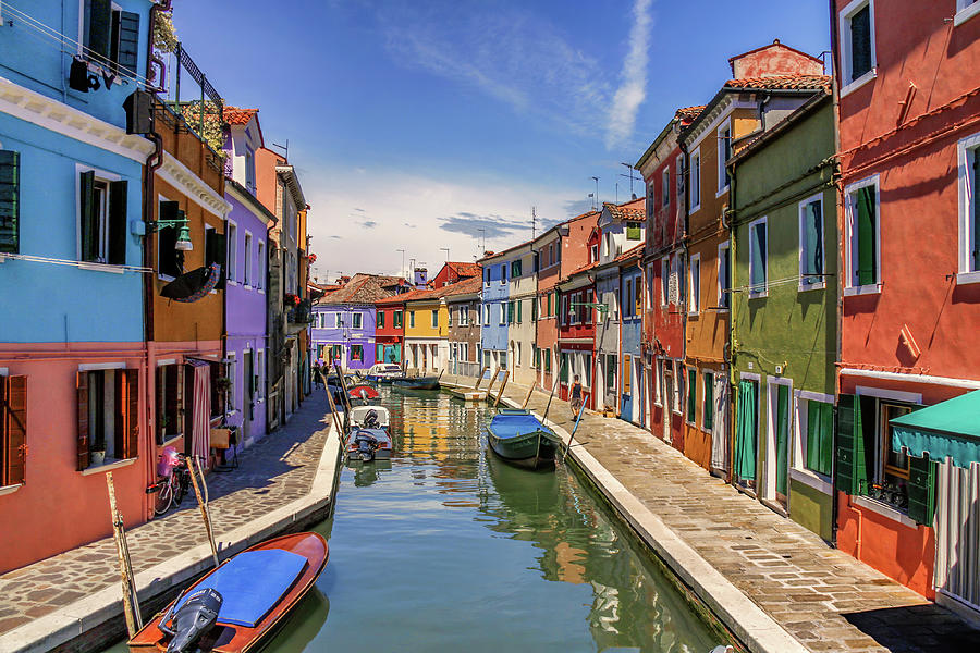 Colorful Burano Photograph by Karen Sirnick