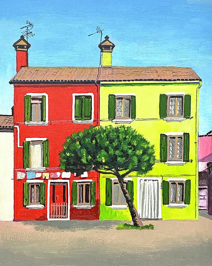 Colorful Burano Painting
