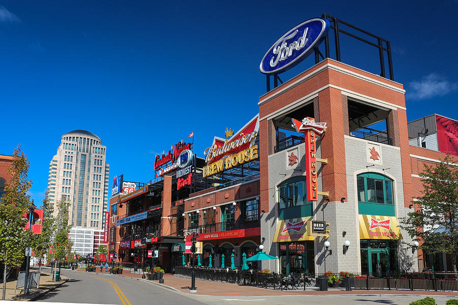 Colorful Busch Stadium Signs Photograph by Buck Buchanan - Fine Art America