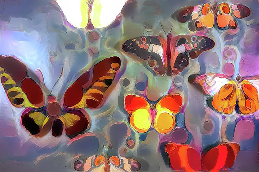 Colorful Butterflies  Photograph by Cathy Anderson