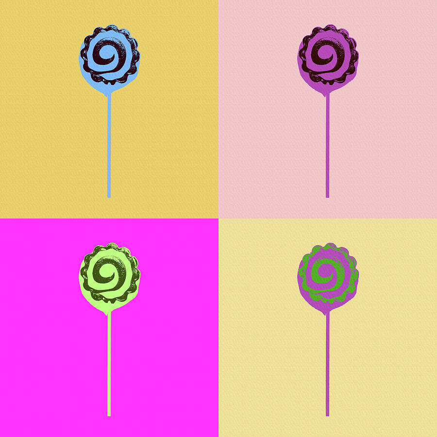 Colorful Candy Lollipops Pop-Art Digital Art by Shelli Fitzpatrick Colorful Candy Lollipops Pop-Art Digital Art by Shelli Fitzpatrick