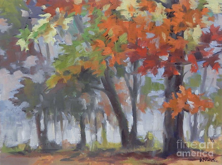 Colorful Canopy Painting by K M Pawelec
