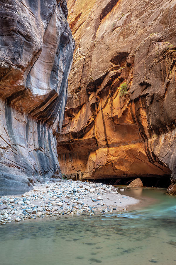 Zion National Park Photograph - Colorful Canyon Walls of the Narrows by Pierre Leclerc Photography
