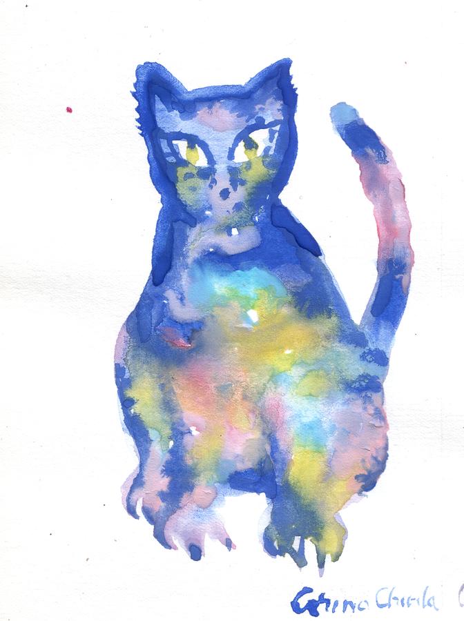 Colorful cat by Chirila Corina