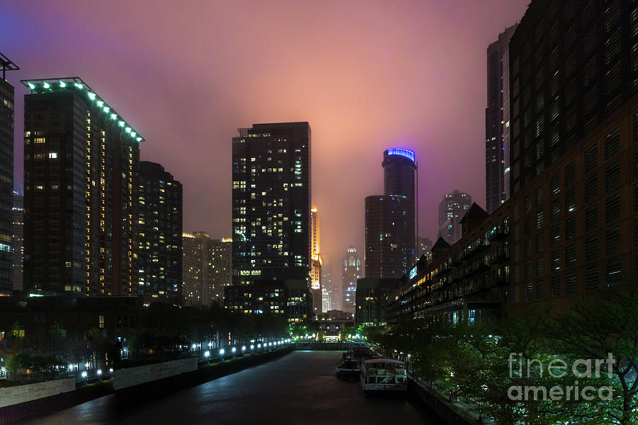 Colorful Chicago Storm Photograph by Jennifer White
