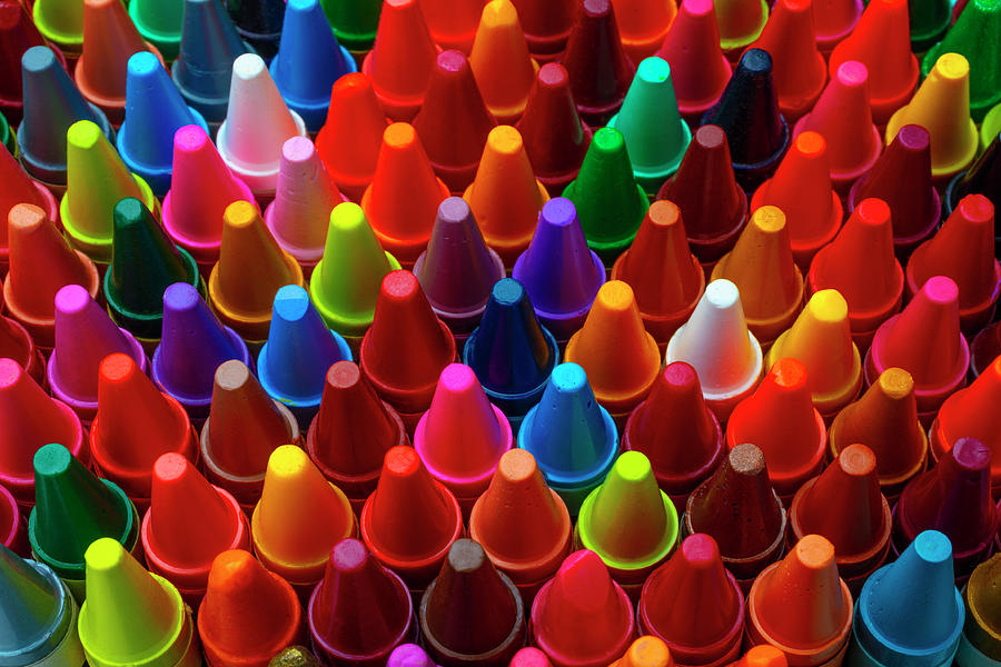 Colorful Childhood Crayolas Photograph by Garry Gay - Fine Art America