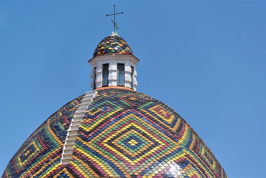 Colorful church tower Algero Photograph by Stefan Cioata