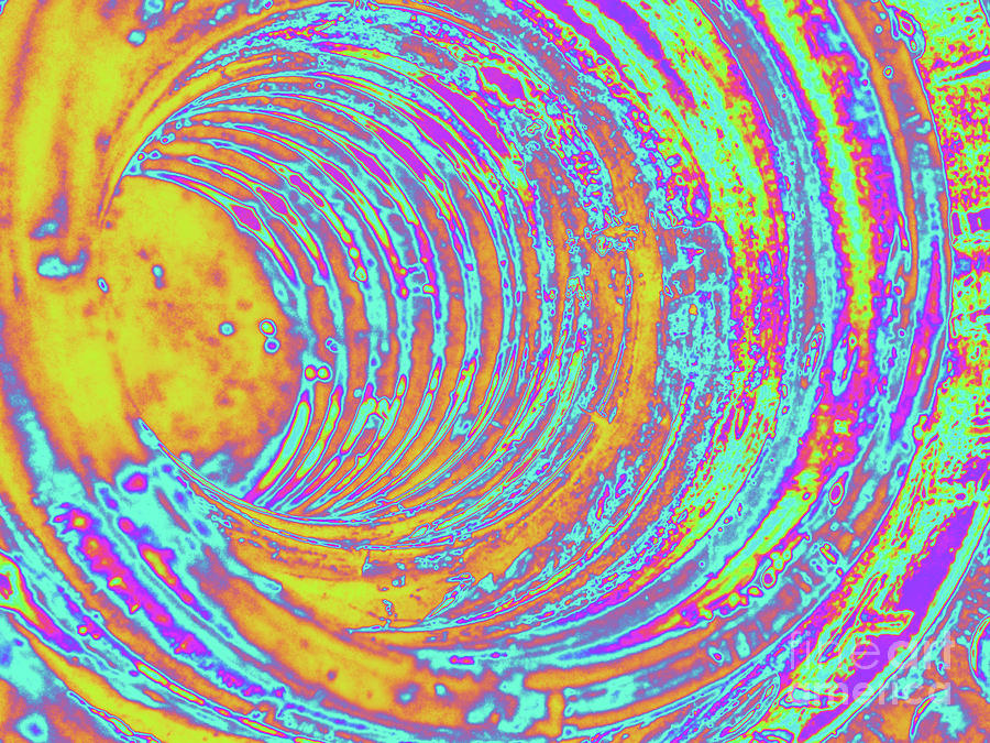 Colorful Circles Abstract Digital Art by Phil Perkins