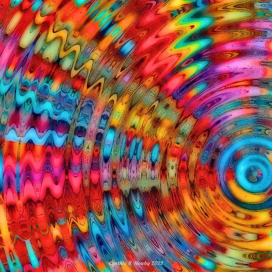 Colorful Circular Abstract 20231225 Digital Art by Cindys Creative Corner