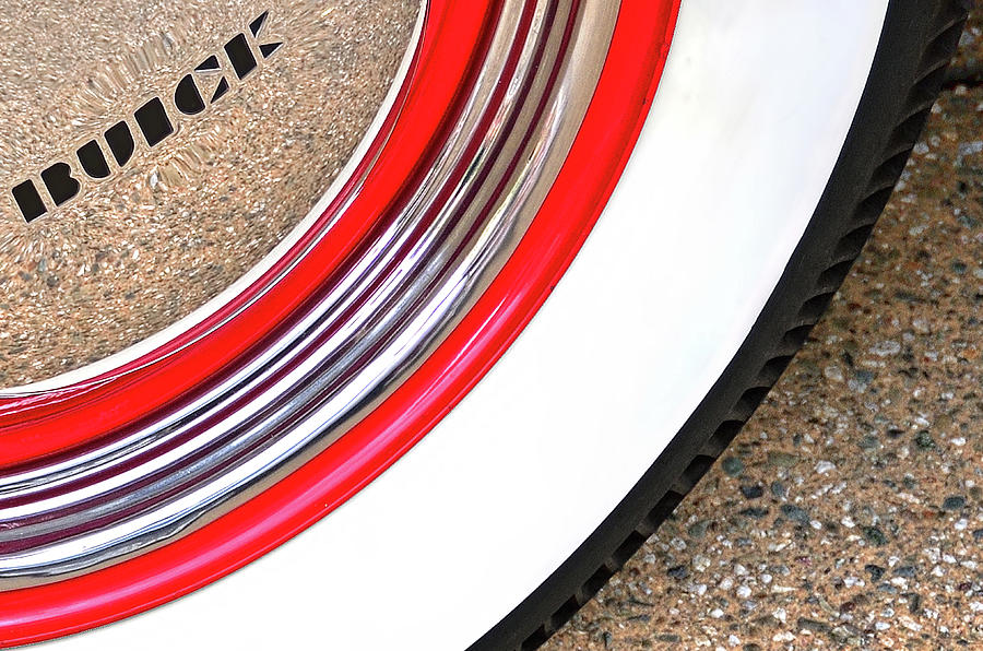 Colorful Classic Car Closeup Photograph by David Lawson